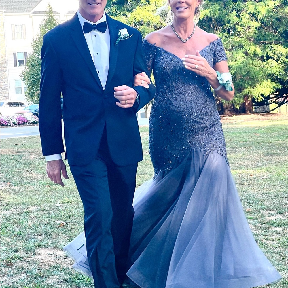 Elegant Gray Women's Wedding Dress Mother of the Bride or Groom